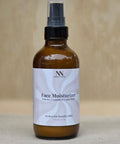 Hydrating Rice Ceramide Face Lotion bottle with white label on a linen surface